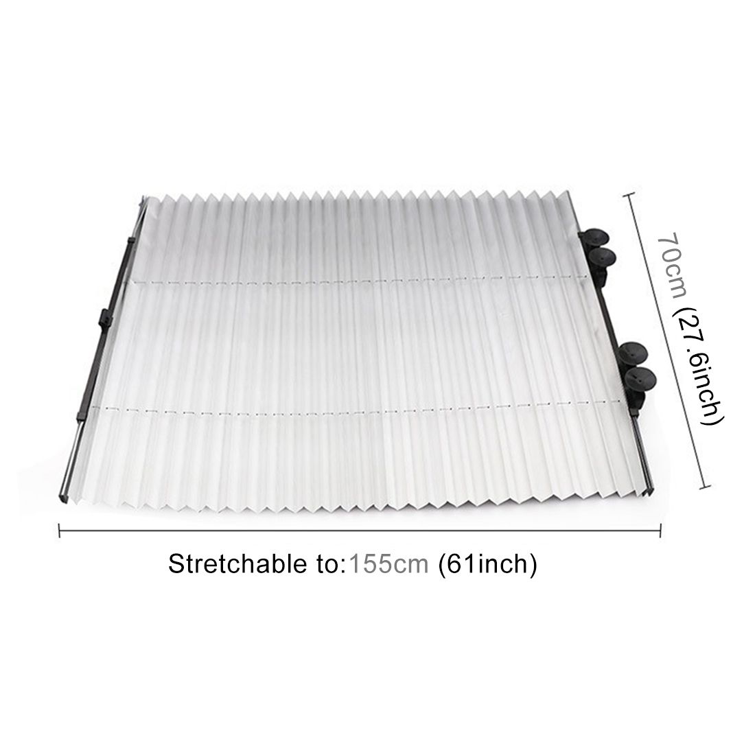 Car Retractable Windshield Sun Shade Block Sunshade Cover For Solar UV Protect, Size: 70cm