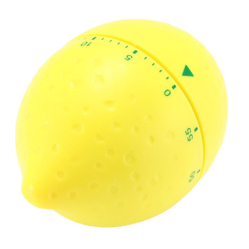 60 Minutes Kitchen Mechanical Alarm Bell Time Baking Cooking Tool Lemon Lemon