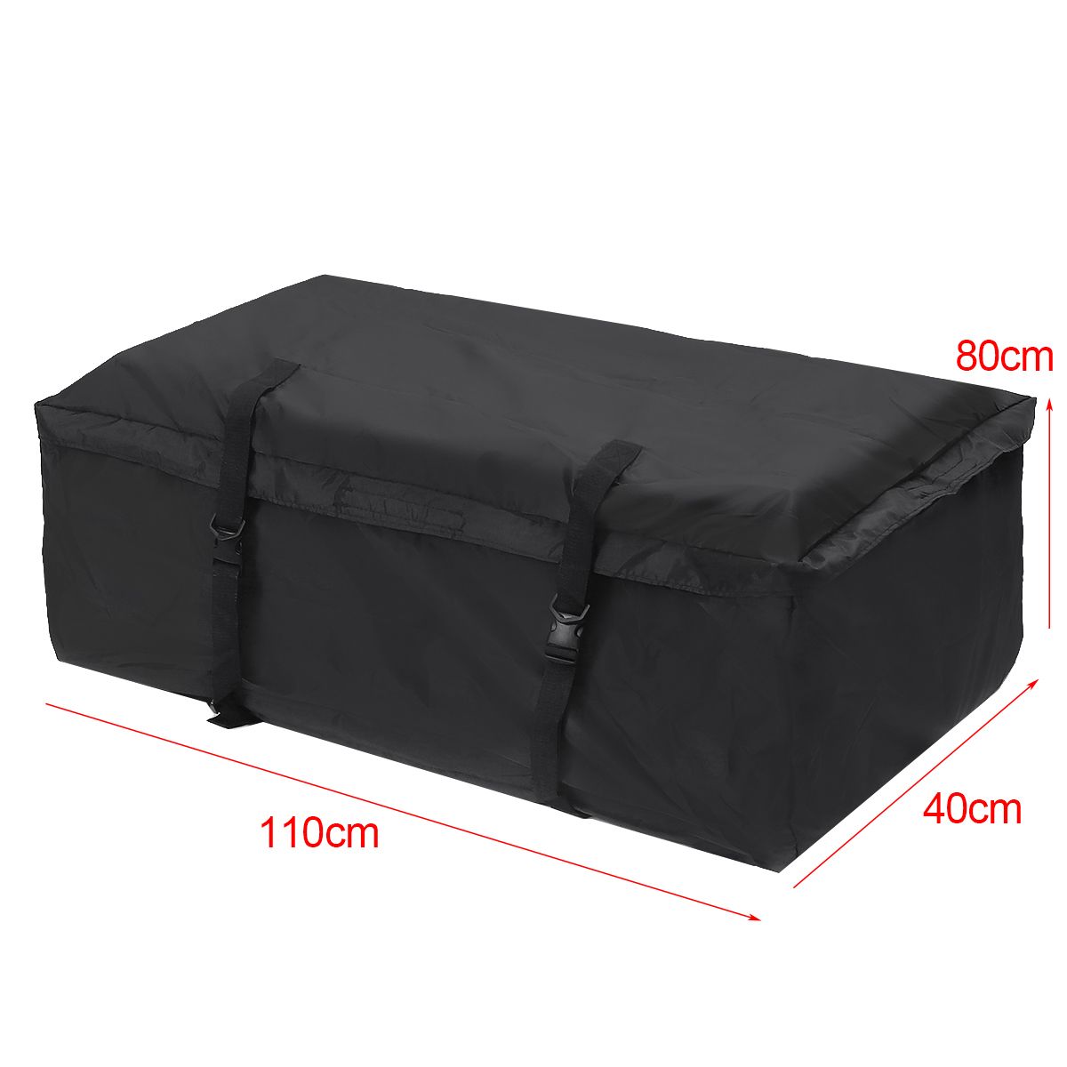 43 Inch Cargo Waterproof Car Roof Luggage Bag Suv Van Roof Rack To Store Luggage Black