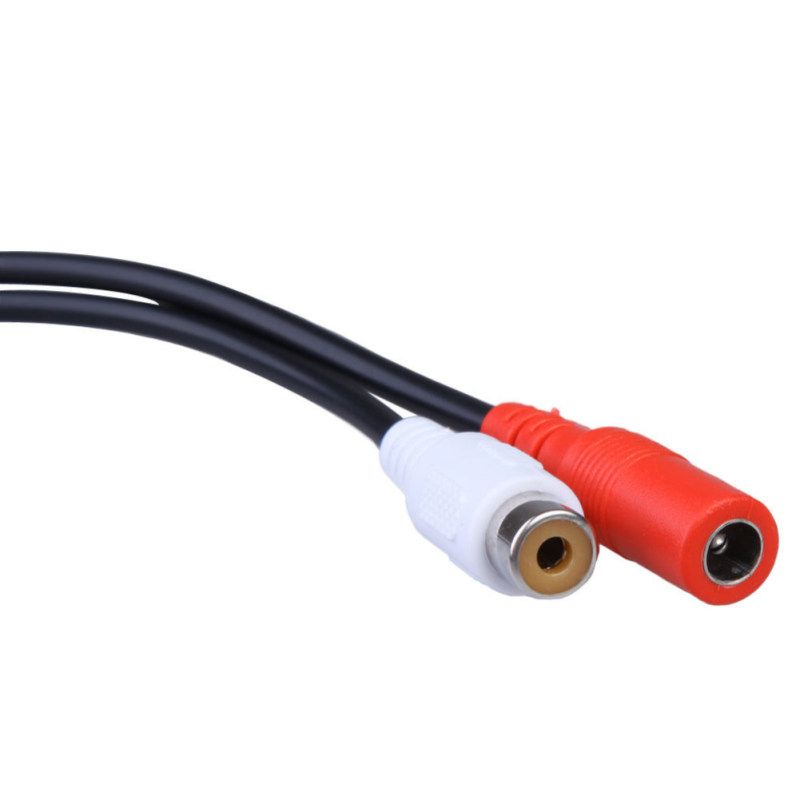 Mic Audio Mini Spy Hidden Microphone For CCTV Security-Black