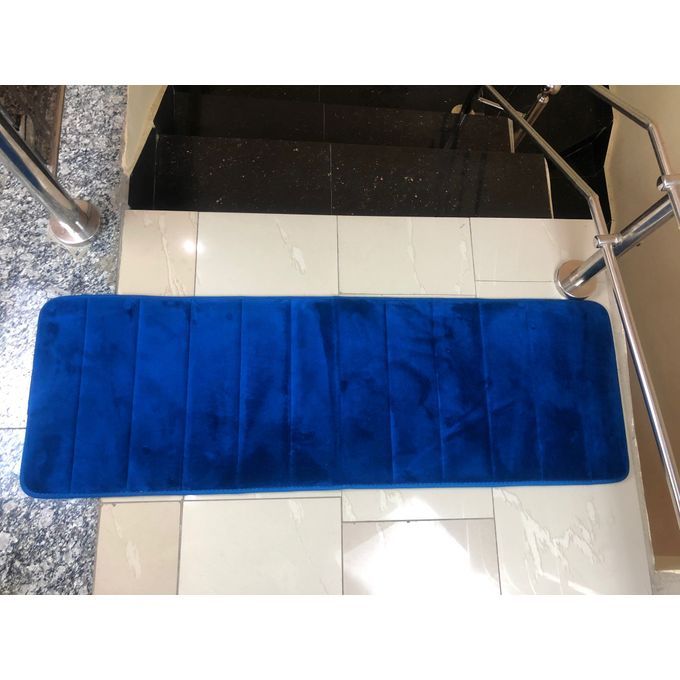 Soft Memory Floor Mat For Bathroom Bedroom & Kitchen BLUE