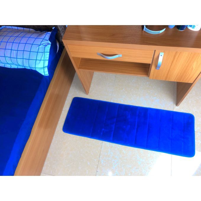 Soft Memory Floor Mat For Bathroom Bedroom & Kitchen BLUE