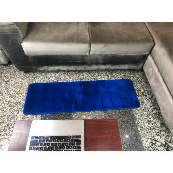 Soft Memory Floor Mat For Bathroom Bedroom & Kitchen BLUE