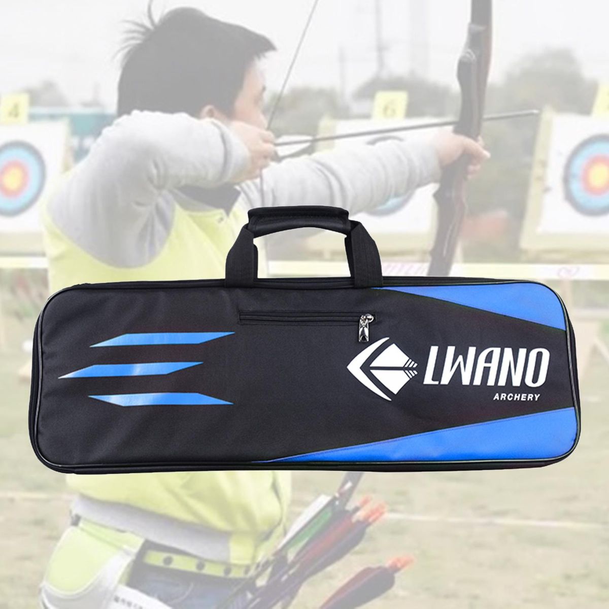 Recurve  Bow Case Longbow Takedown Bow Case For Blue
