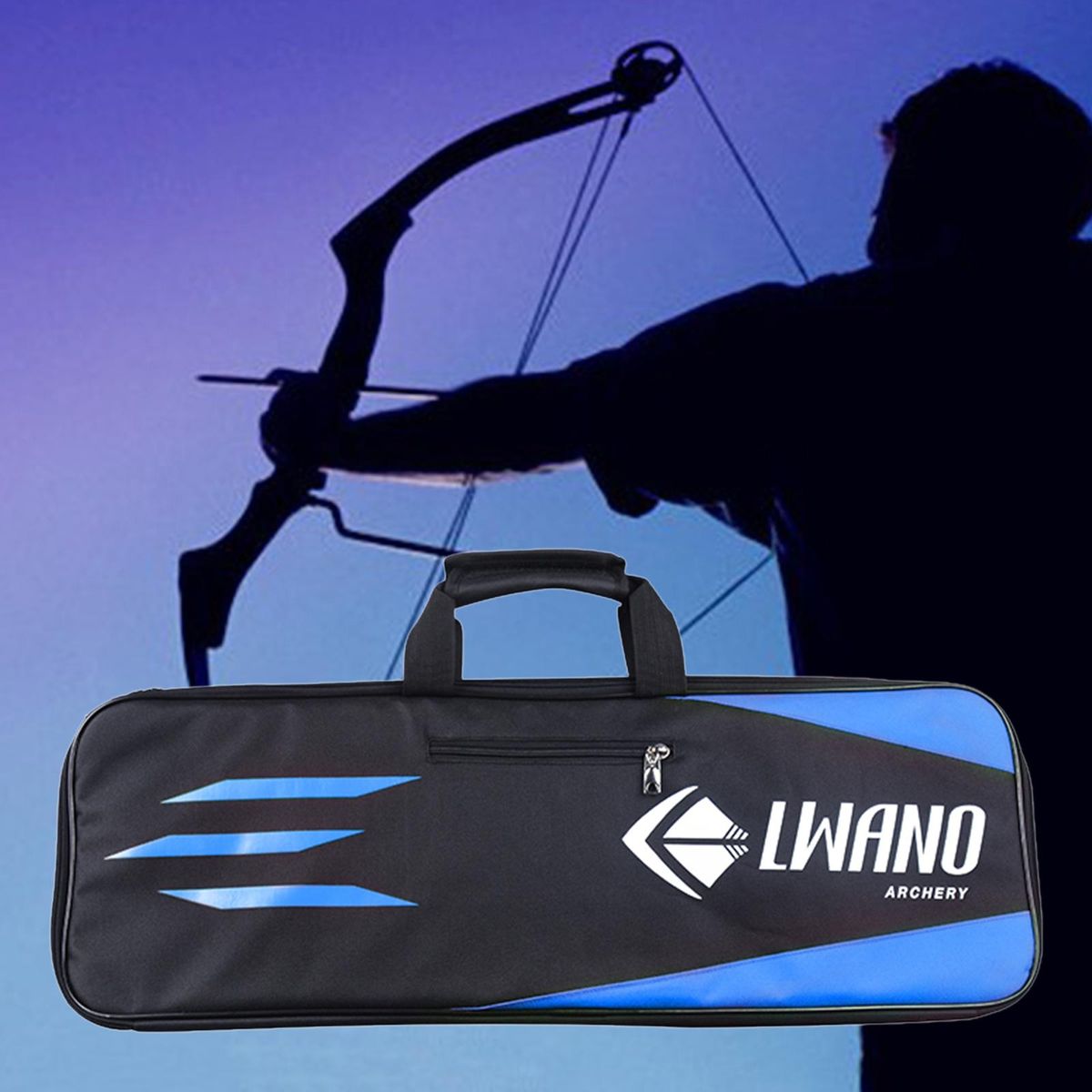 Recurve  Bow Case Longbow Takedown Bow Case For Blue