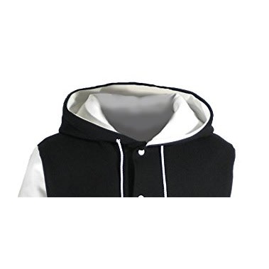 Correctshapers Versity Hoodie Jacket - Black And White