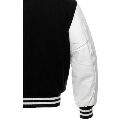 Correctshapers Versity Hoodie Jacket - Black And White
