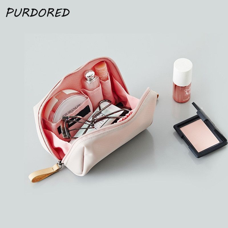 1 Pc Korean Style Solid Cosmetic Bag