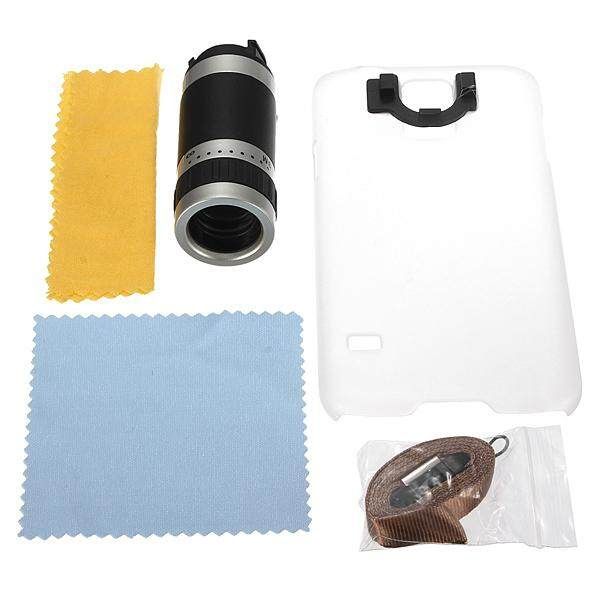 8x Zoom Camera Lens + Back Cover Case For Galaxy S5 S V I9600