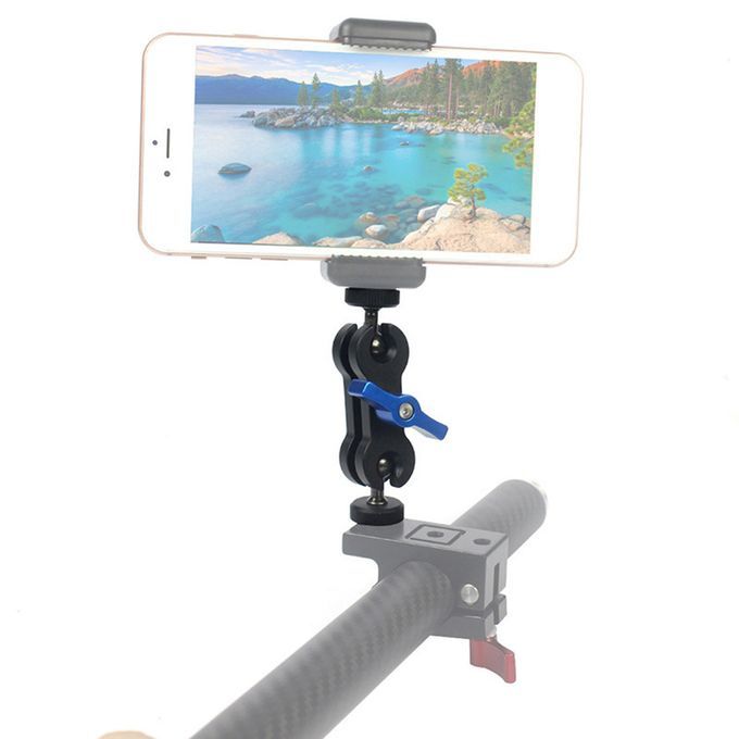 Double Ballhead Mount 1/4 Inch Screw Magic Ball Head Arm
