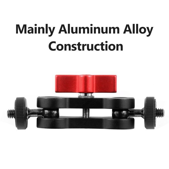 Double Ballhead Mount 1/4 Inch Screw Magic Ball Head Arm