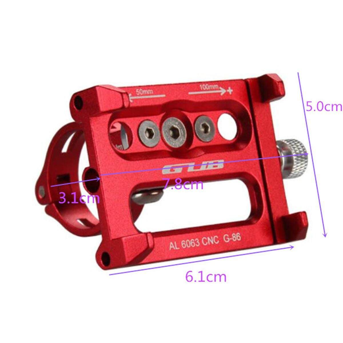 Solid Metal Bike Bicycle Motorcycle Handle Phone Mount Holder For CellPhone GPS Gold (gold)