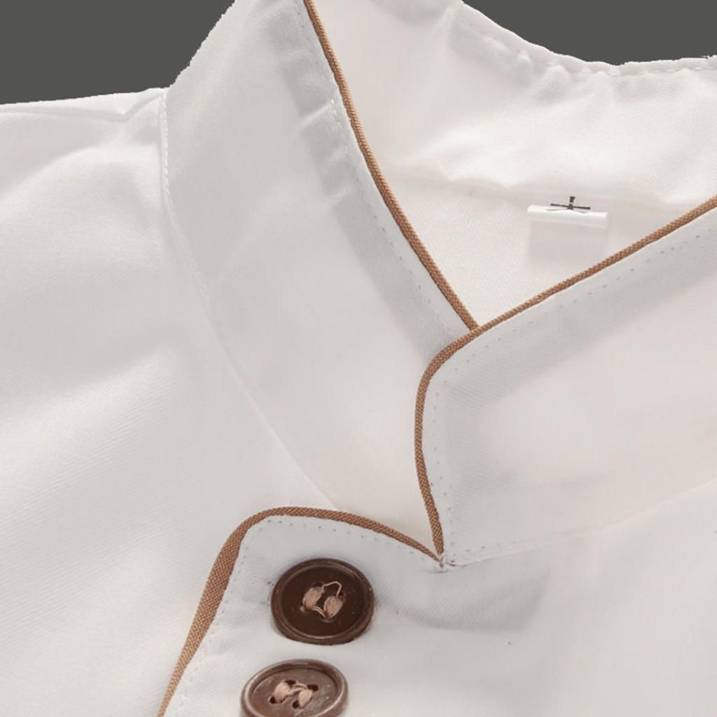 Chef Clothing Jacket Coat Catering Cook Uniform Short