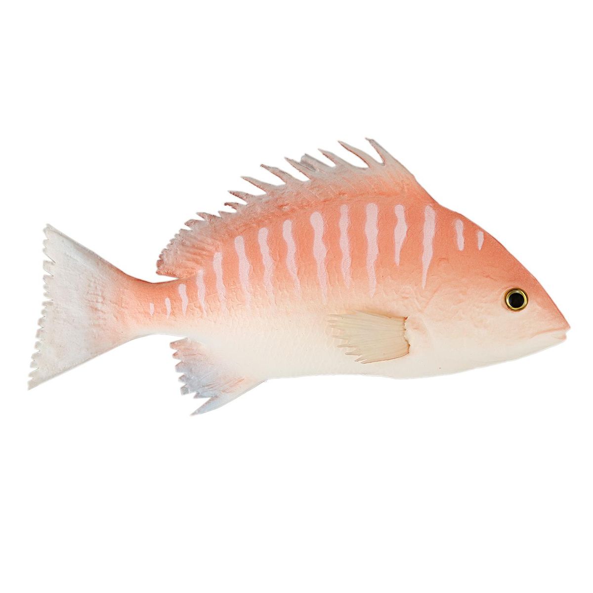 9.5 inch Artificial Red Snapper Fake Fish Decoration for Home Party Christmas Halloween Display