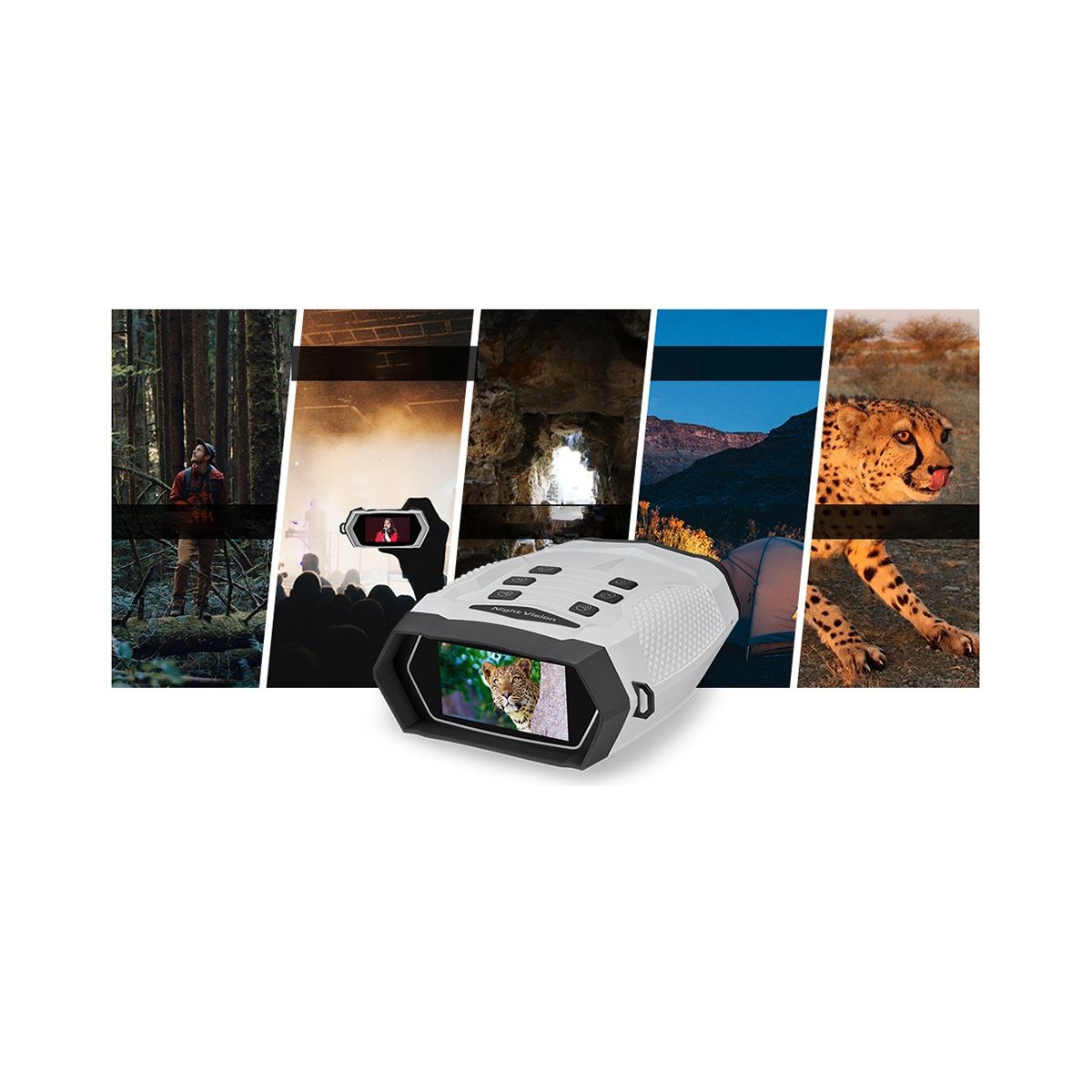 4K HD Digital Infrared Night Vision 48Mp 600M Full-Dark View
