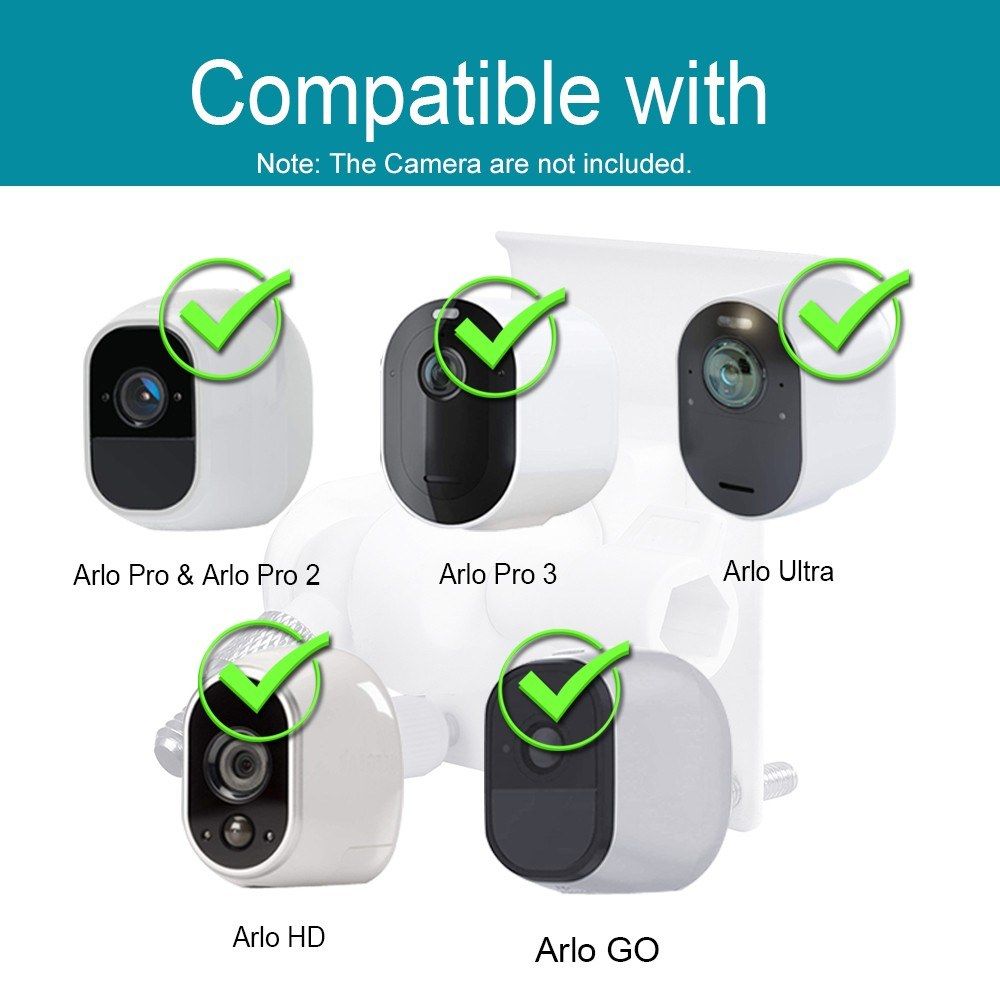 1 Pack, Wall Plate Gutter Mount For Arlo Pro, Arlo Pro 2,