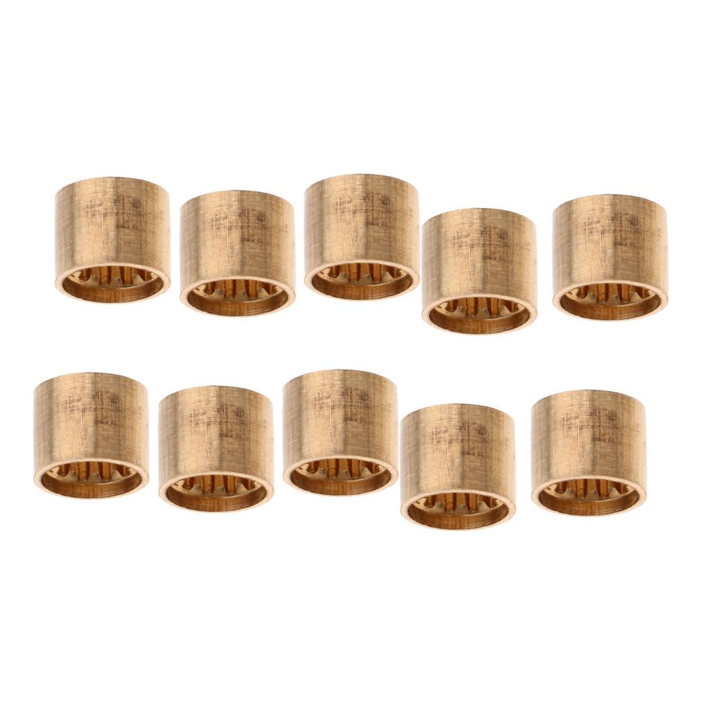 10pcs Pack Billiard  Tips Brass Replacement Tips For Snooker Pool