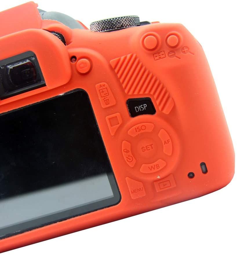 Silicone Case For Canon 1300D 1500D 2000D, Rebel T6 T7, Kiss X80 X90 Protective Soft Cover