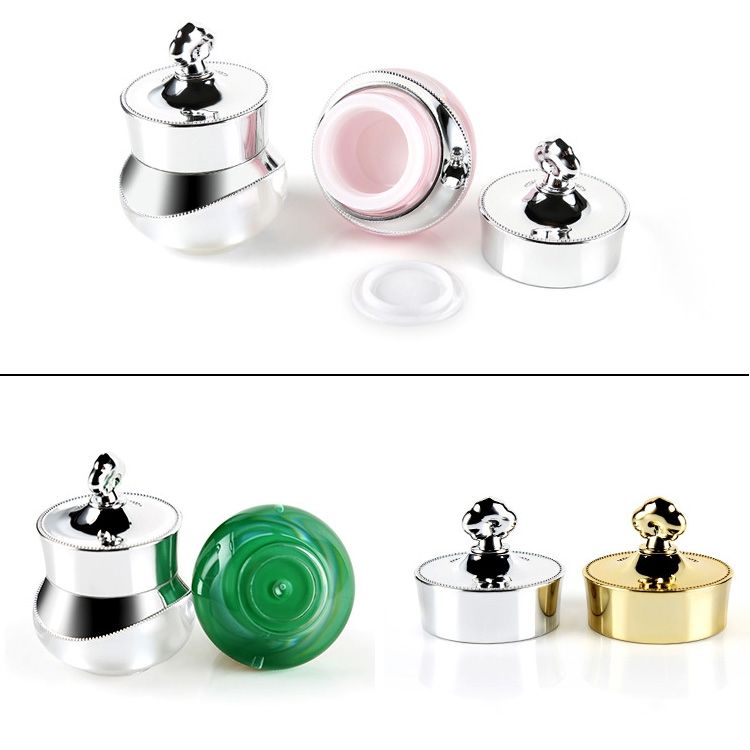 5 PCS Acrylic Travel Containers With Hard Sealed Lids Suitab