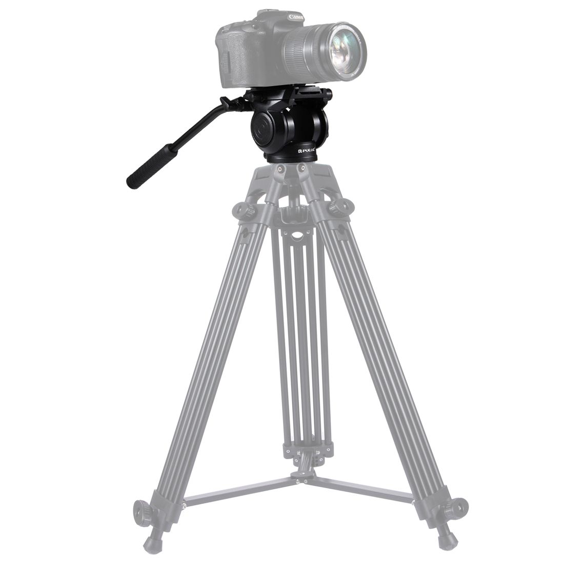Small Heavy Duty Video Camera Tripod Action Drag Head