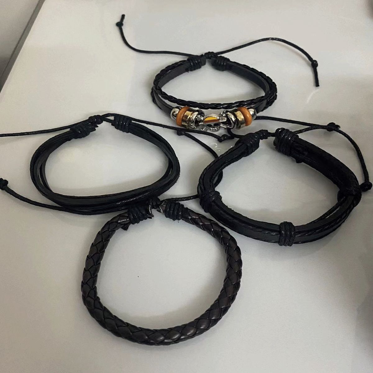Pirate Prince Set Of Four Handwoven Bracelets