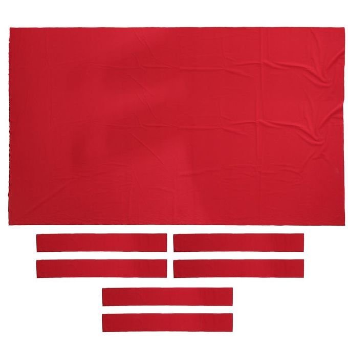 High Performance Pool Table Felt Billiard Cloth Table Bed 8ft Red