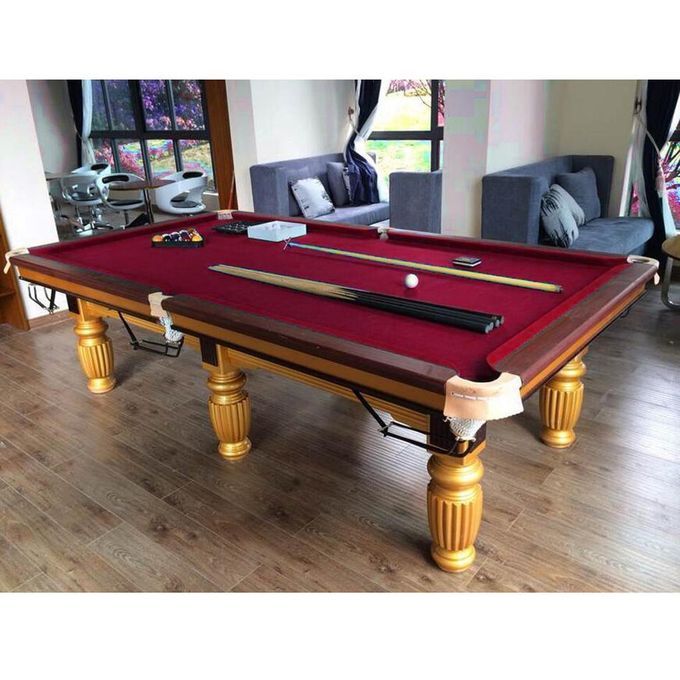 High Performance Pool Table Felt Billiard Cloth Table Bed 8ft Red