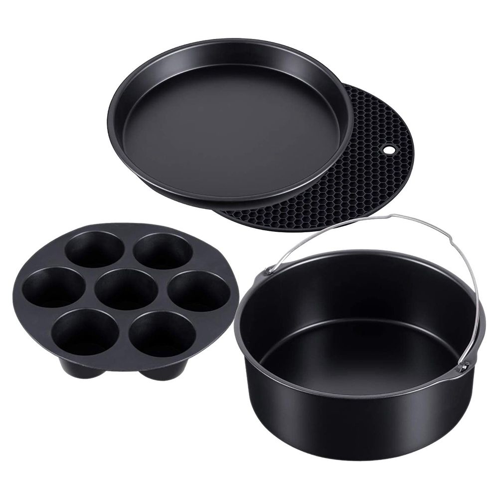 4 Set Pressure Cooker, Steamer & Air Fryer Bakeware