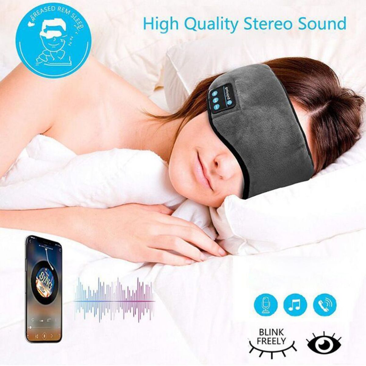 Bt5.0 Sleep Headphone Mask