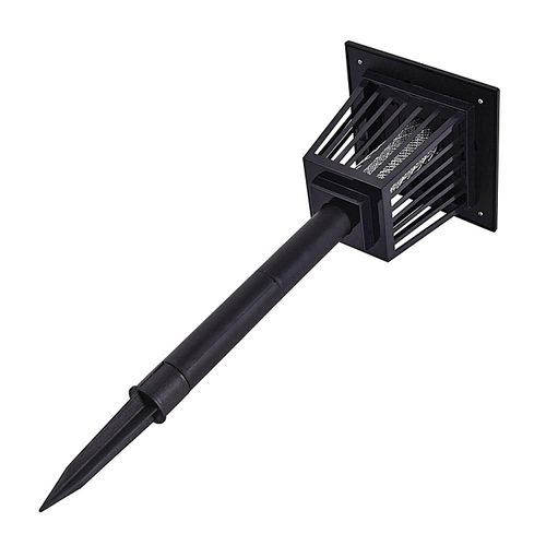 Mosquito Insect Zapper Accent Kill Bugs Killer With Solar LED Garden Light Lamp