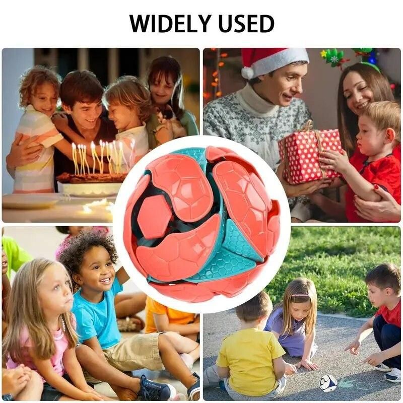 Color Flipping Ball Portable Colorful Switching Balls Novel Smooth Sphere Hand Toy Multifunctional Retractable Magic Ball For