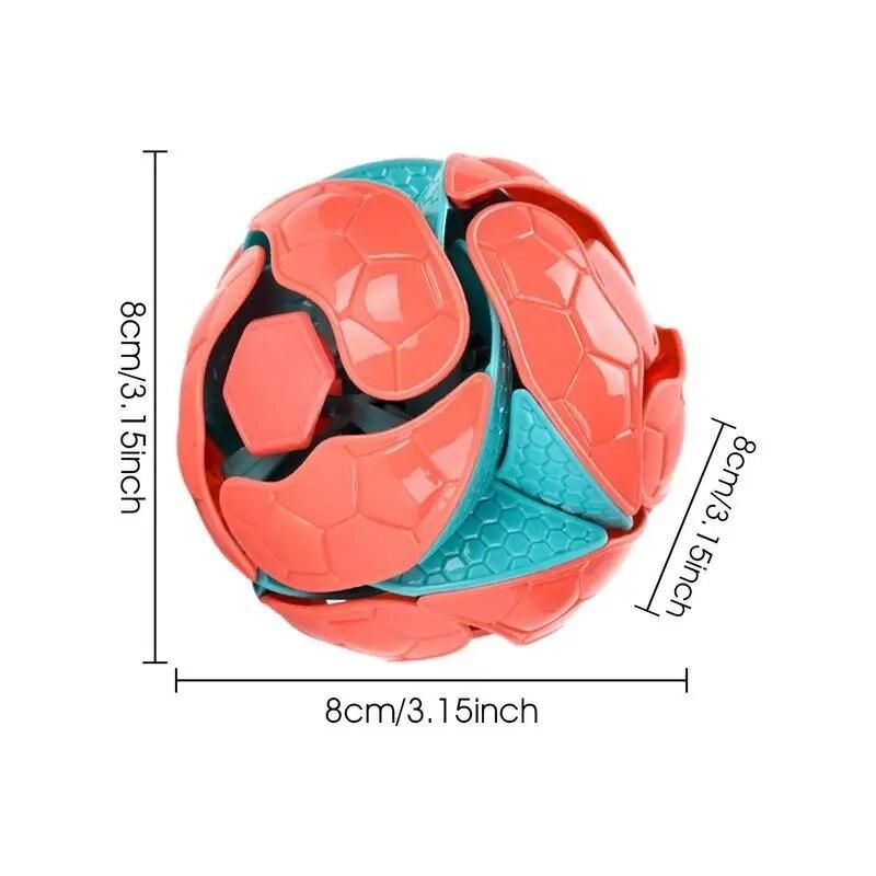 Color Flipping Ball Portable Colorful Switching Balls Novel Smooth Sphere Hand Toy Multifunctional Retractable Magic Ball For