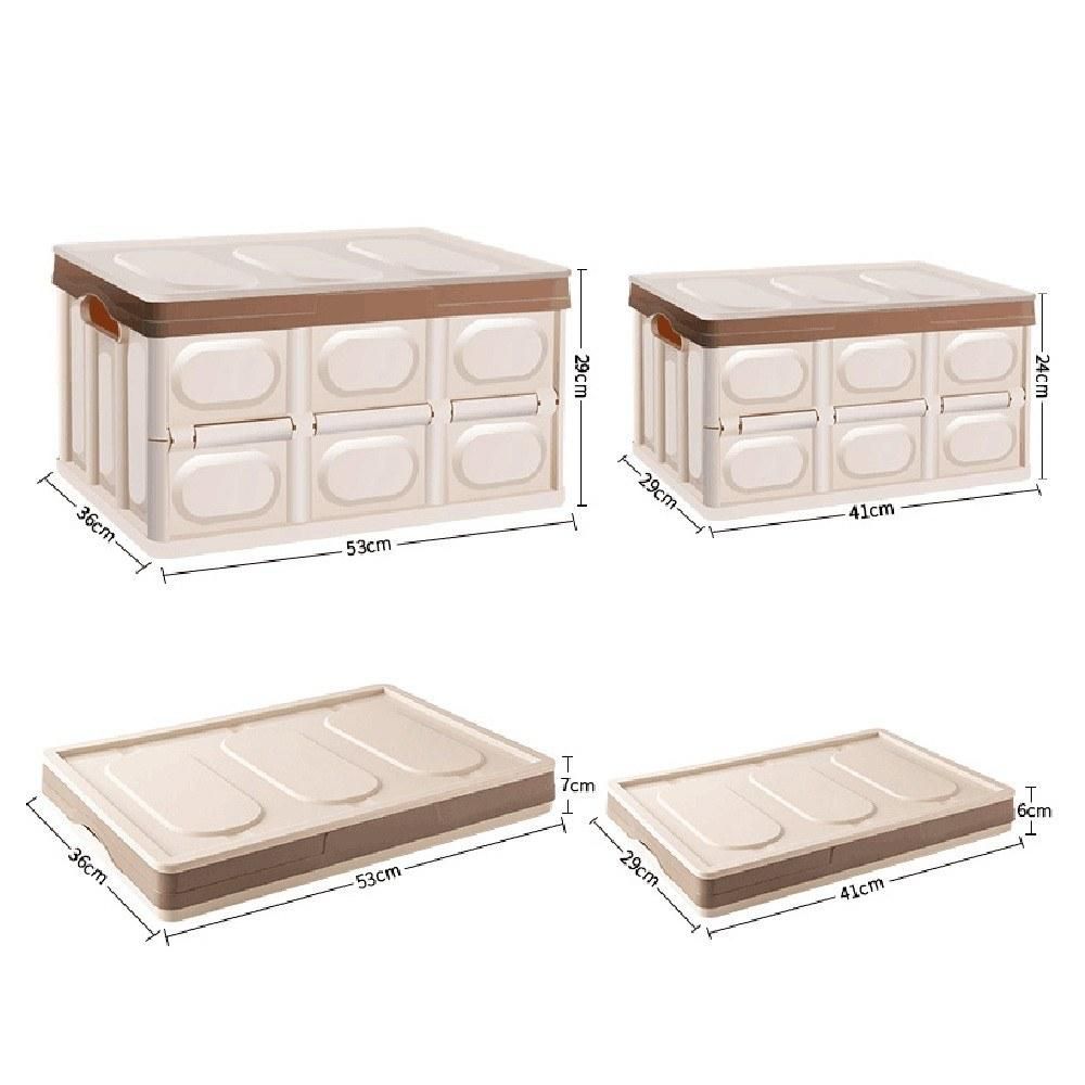 Vehicle-Mounted Folding Lastics Auto Storage Case Dual Purpose Portable Multi-Function Large Capacity Storage Case