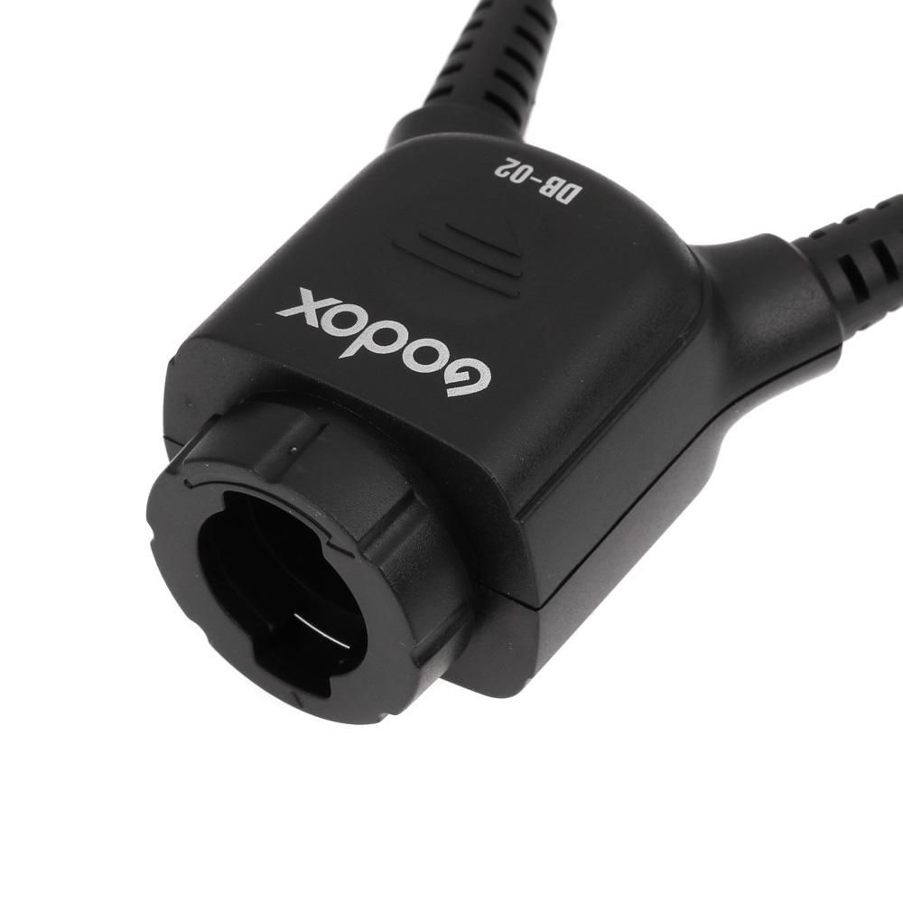 Godox DB-02 Cable Y Adapter 2 to 1 for PROPAC Power Pack PB960 Flash AD360 AD180