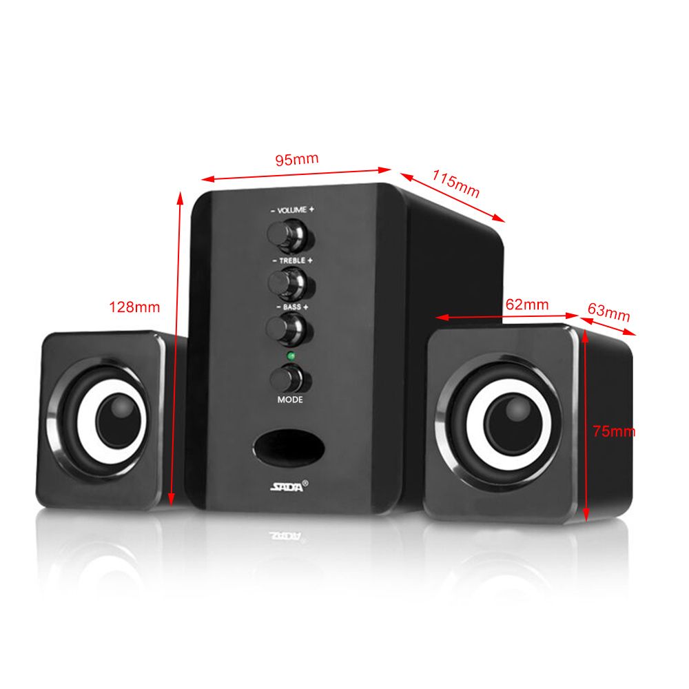 D-202 USB Wired Combination Speakers Computer Speakers