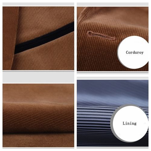 Men's Suit Jacket Big Size Man Business Corduroy Men Blazer