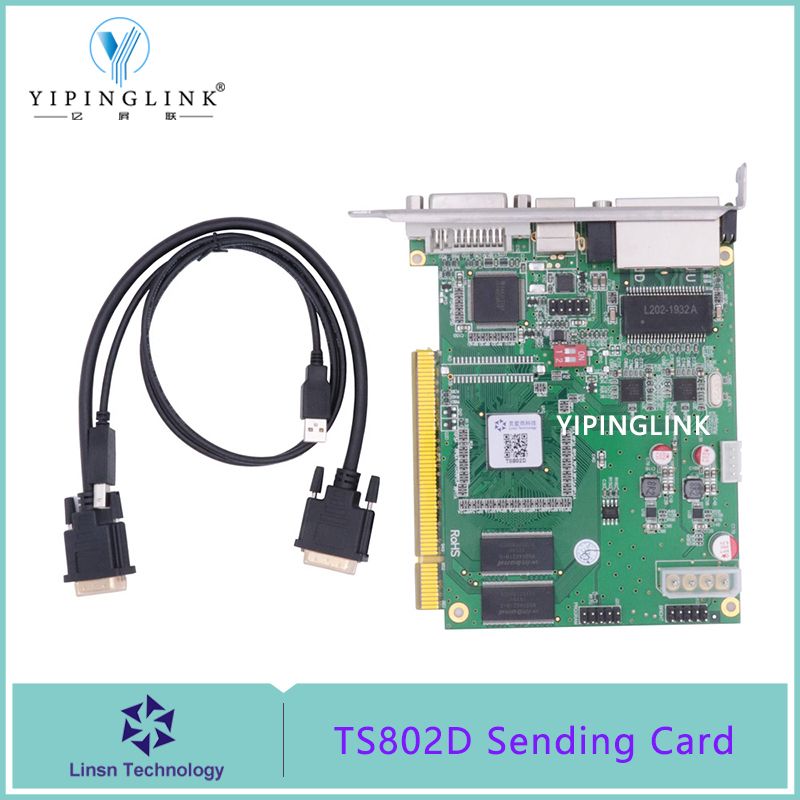 Sending Card TS802D Controller For Indoor And Outdoor Led