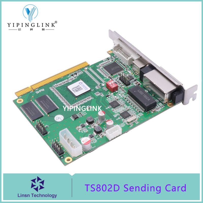 Sending Card TS802D Controller For Indoor And Outdoor Led