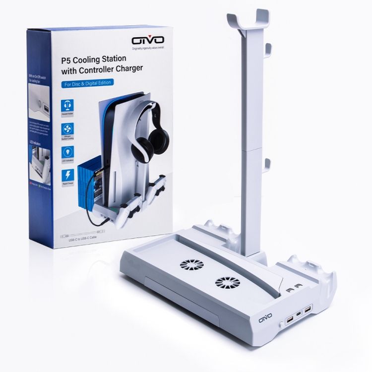 Dual-charge Cooling Base Bracket For PS5 IV-P5249