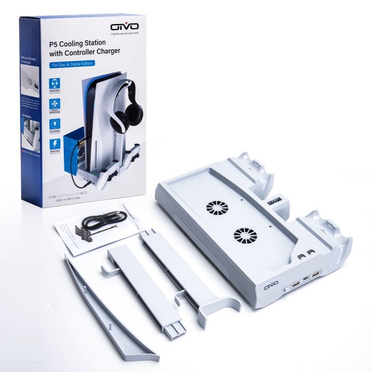 Dual-charge Cooling Base Bracket For PS5 IV-P5249
