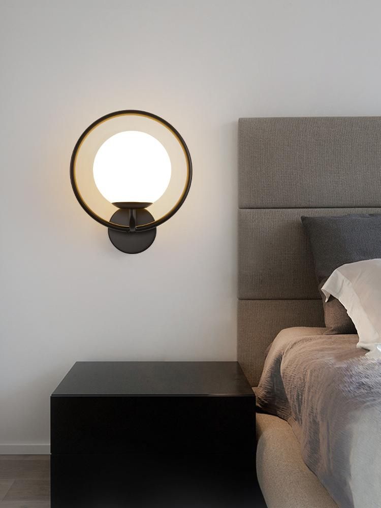 Simple and creative bedroom wall lamp