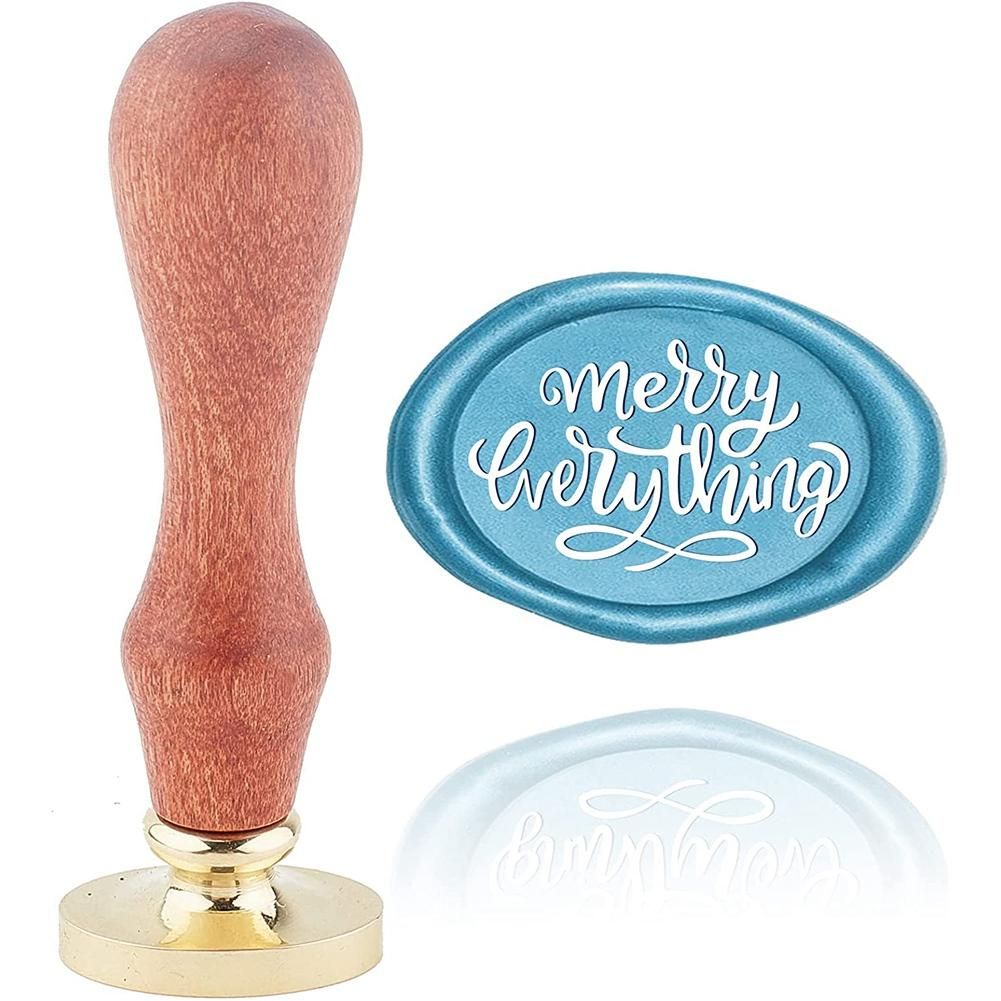 Wax Seal Stamp Sealing Wax Stamps Merry Everything Oval
