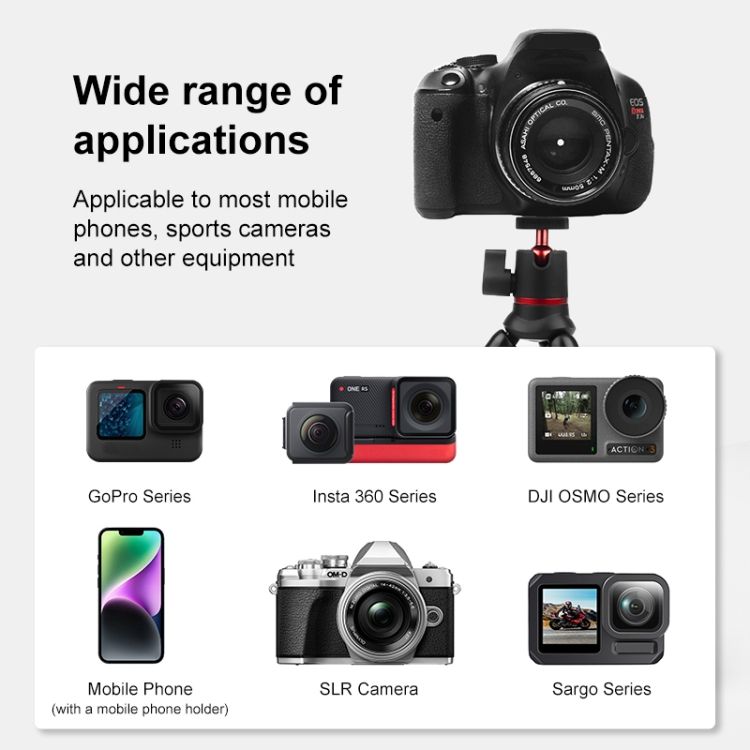 PULUZ Mini Octopus Flexible Tripod Holder