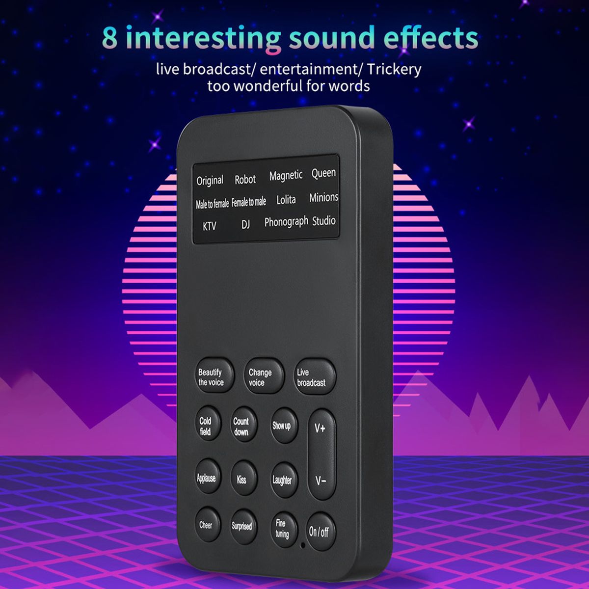 Mini Voice Changer Sound Effects Machine Audio Card Sound