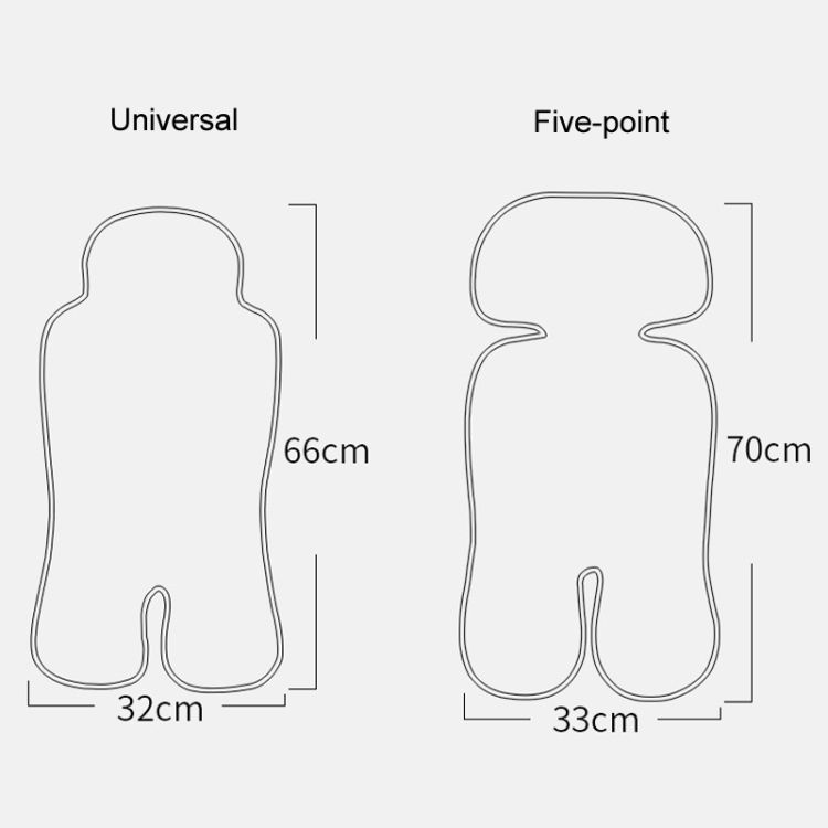 Stroller Mat Seat Cushion Five-point Radish Rabbit