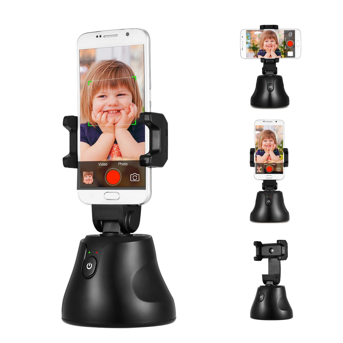 Smart Selfie Stick 360° Horizental Object Tracking Face