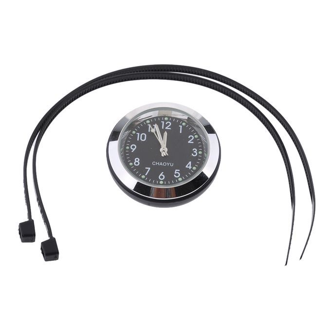 2Pieces Motorbike Motorcycle Handlebar Watch Dial Clock