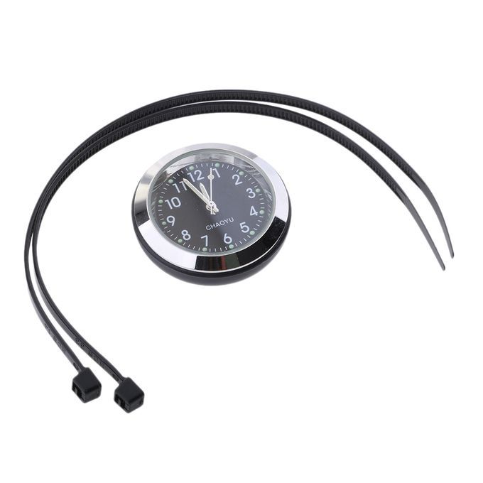 2Pieces Motorbike Motorcycle Handlebar Watch Dial Clock