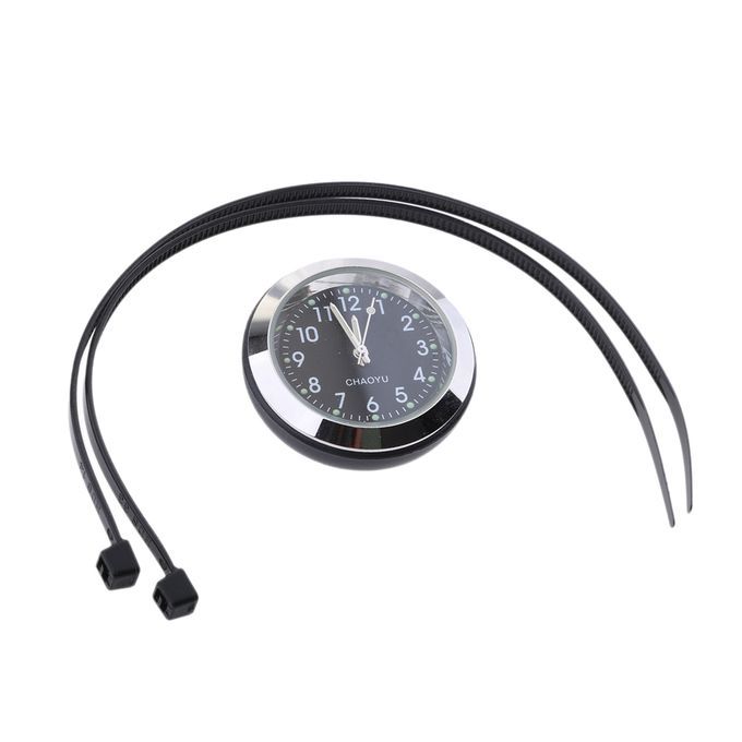 2Pieces Motorbike Motorcycle Handlebar Watch Dial Clock