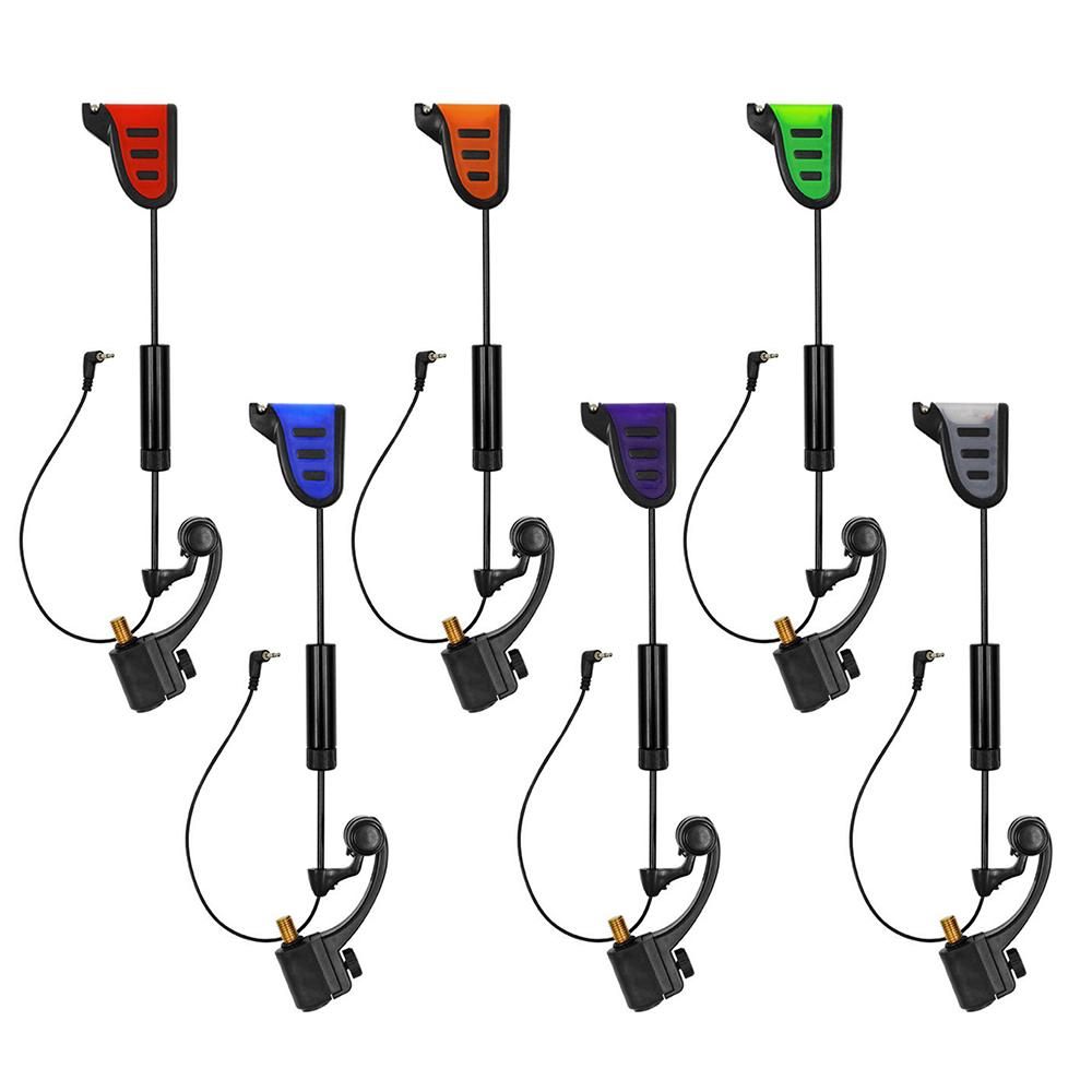 Fishing Swinger Set LED Bite Indicator Illuminated Swinger with Storage Case Fishing Tackle